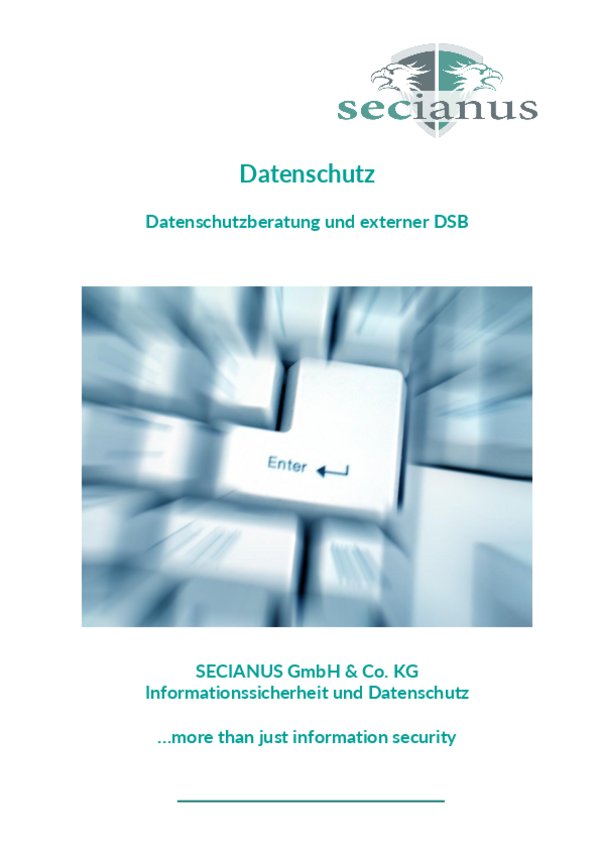 Infobroschüre Datenschutz Infobroschüre Datenschutz
